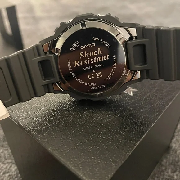Casio G-Shock GW-5000U-1JF Black Tough Mens Watch Japan Domestic Version - Picture 2 of 5